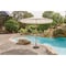 Living Accents Tiltable White Patio Umbrella, 9 ft UM90WGFYQ-01F - alternate 4